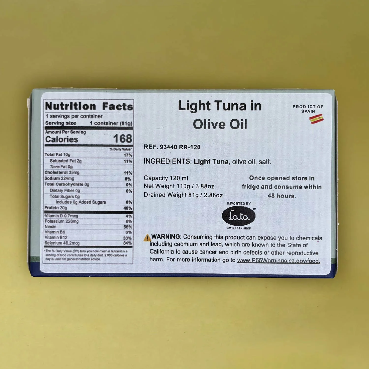 A Conserveira Selección Yellowfin Tuna in Olive Oil - Image 3