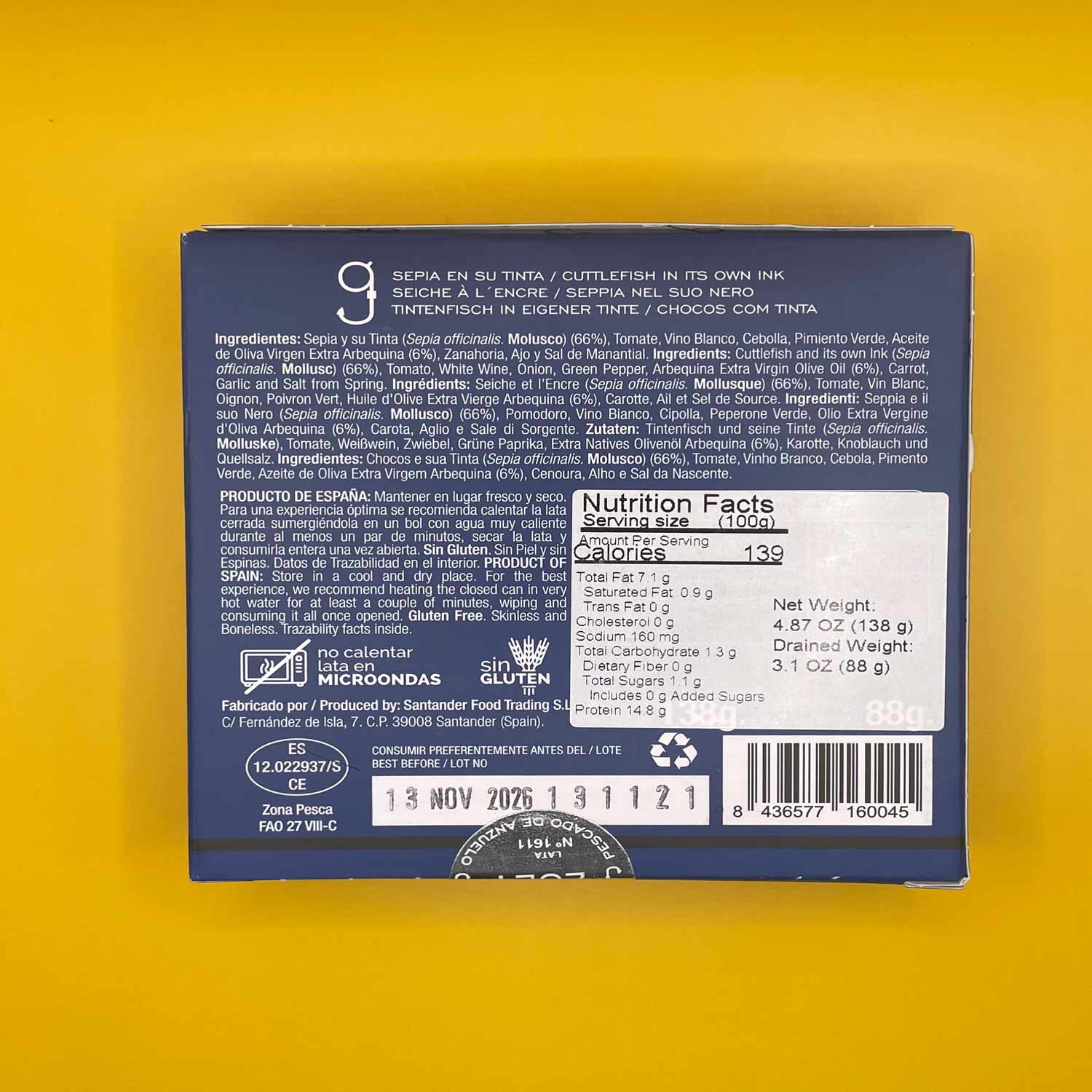 Artesanos Alalunga Cuttlefish in its own Ink - Image 8