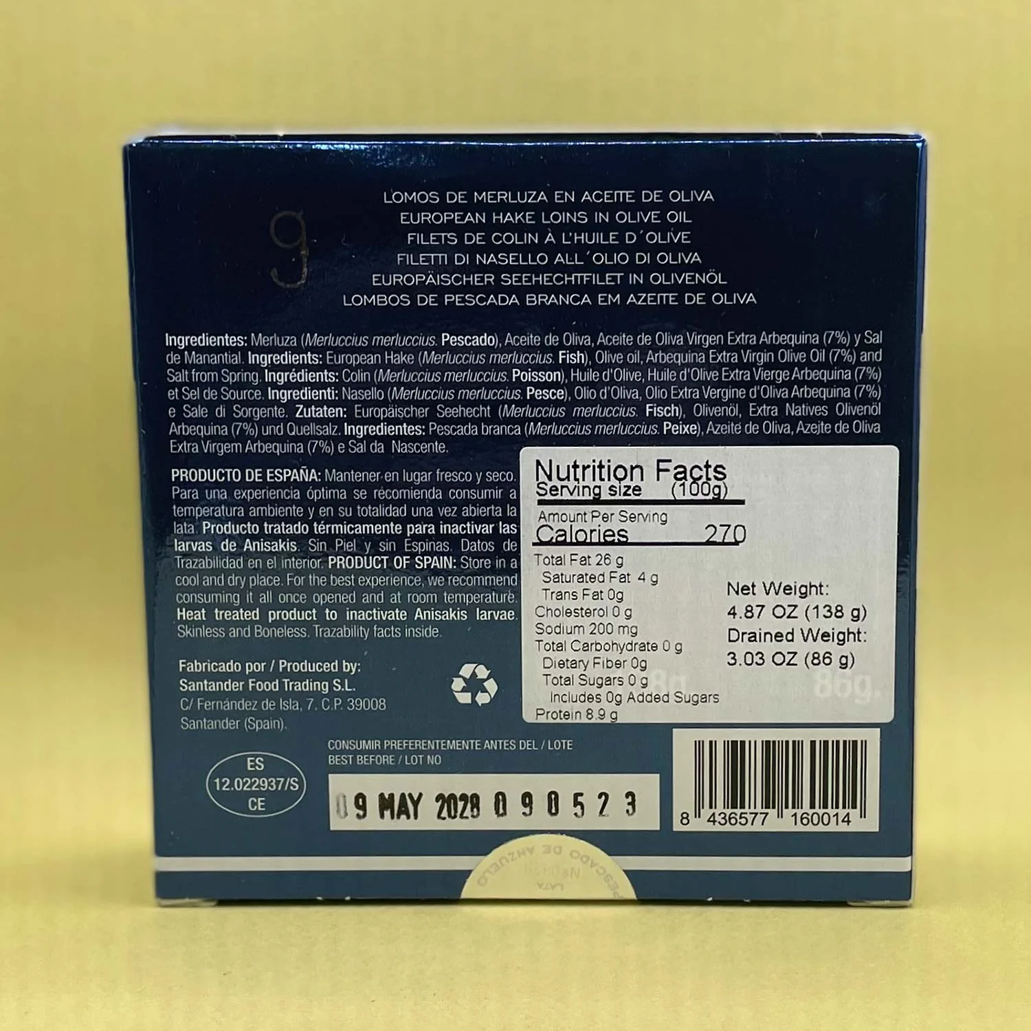 Artesanos Alalunga European Hake Loins with Olive Oil - Image 4