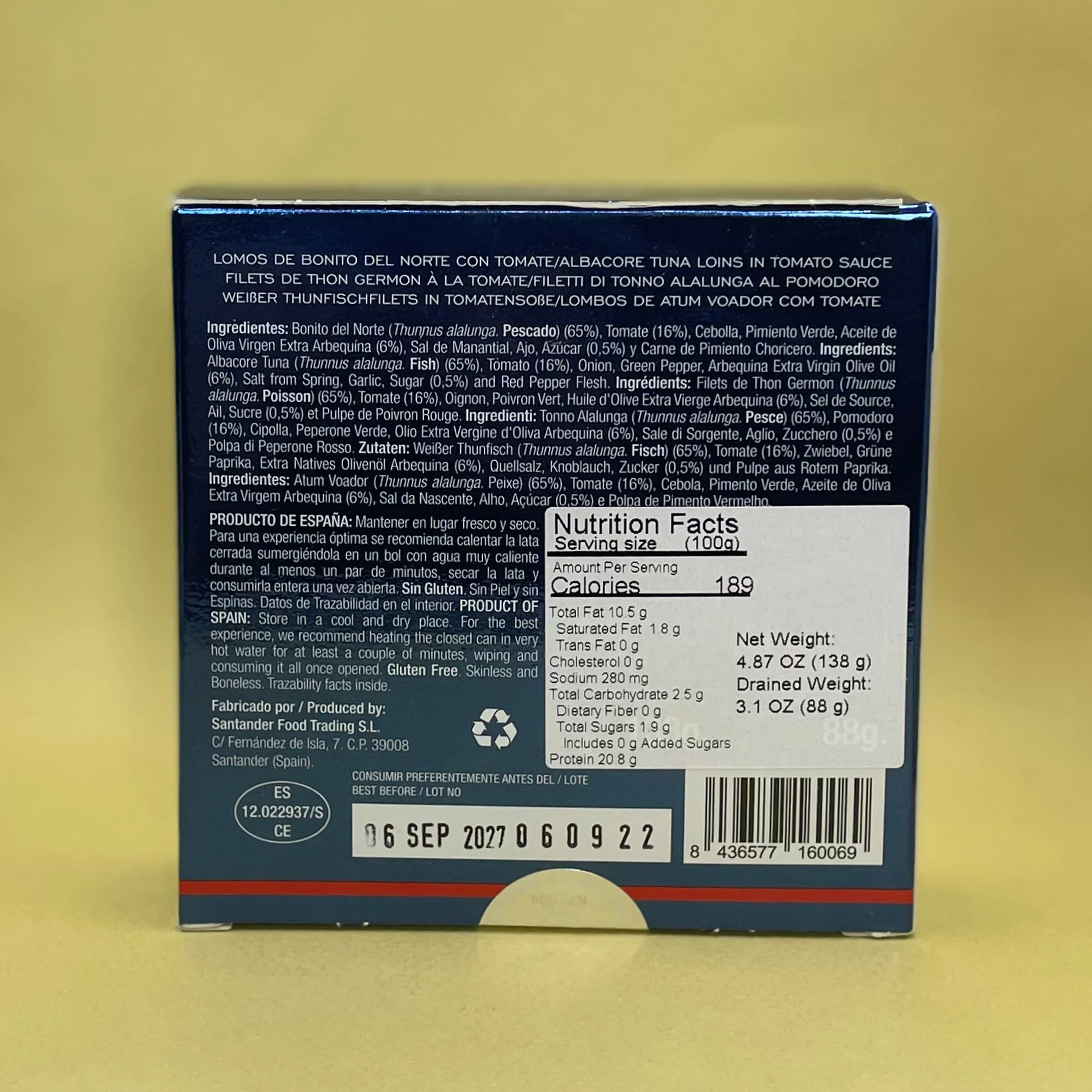 Artesanos Alalunga Albacore Tuna Loins in Tomato Sauce - Image 4