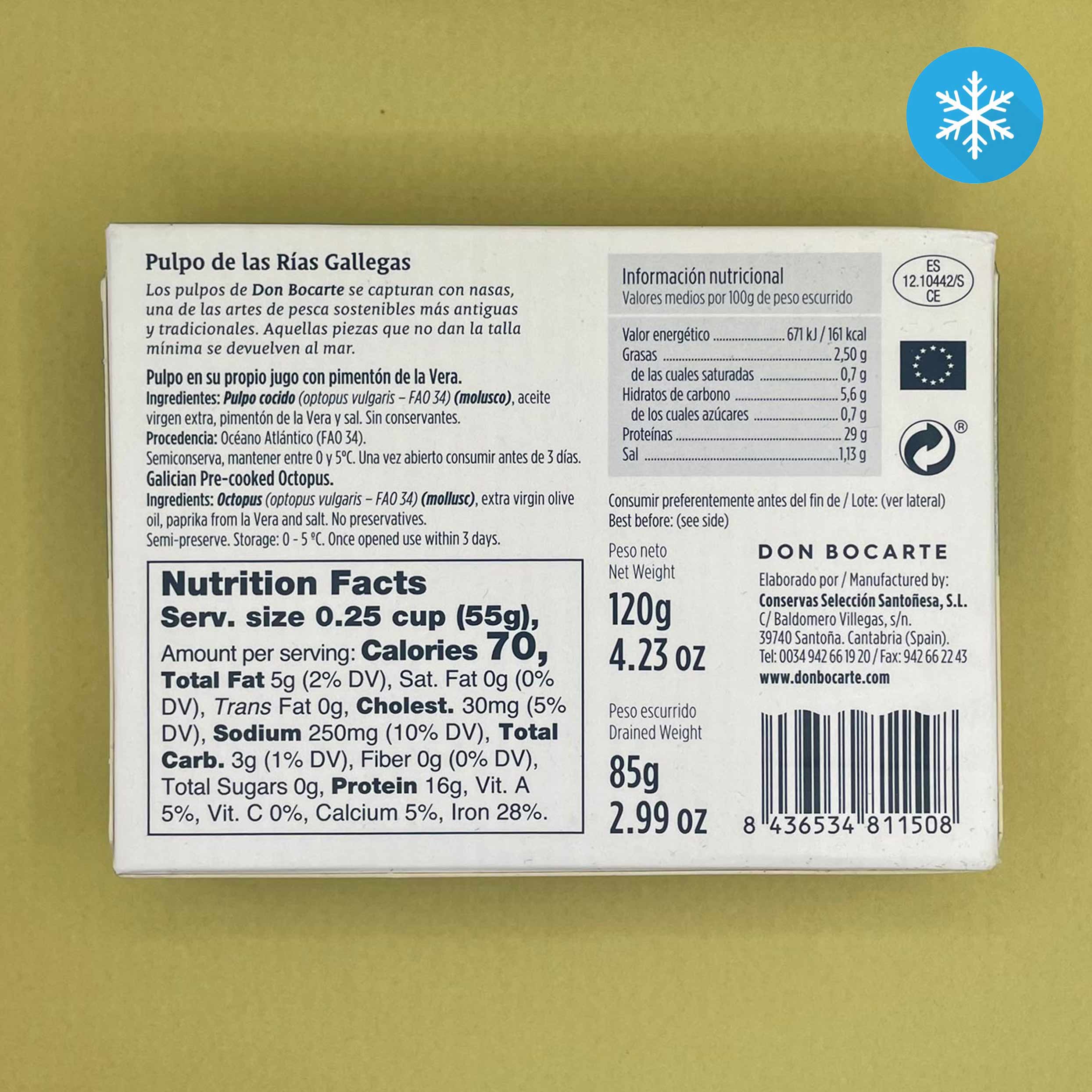 Don Bocarte Octopus with Smoked Paprika (Pulpo a la Gallega) - Image 4