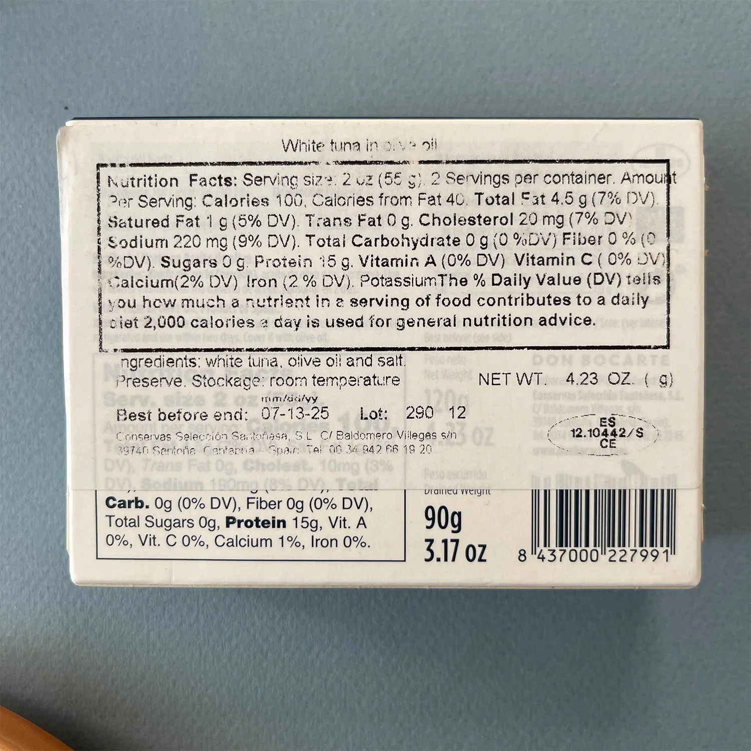 Don Bocarte White Tuna Bonito in Olive Oil - Image 5