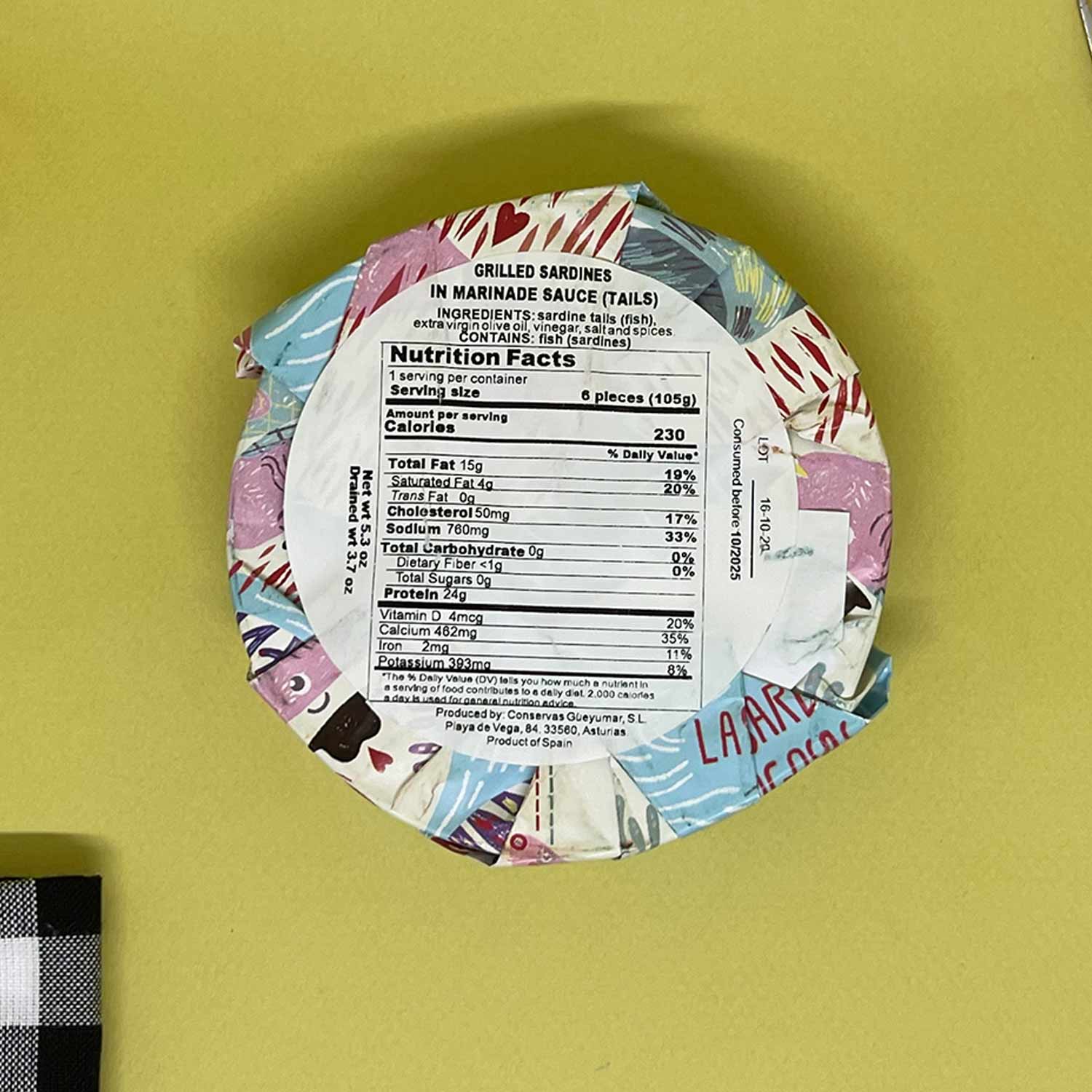 Güeyu Mar Chargrilled Sardine Tails in Pickled Sauce - Image 4