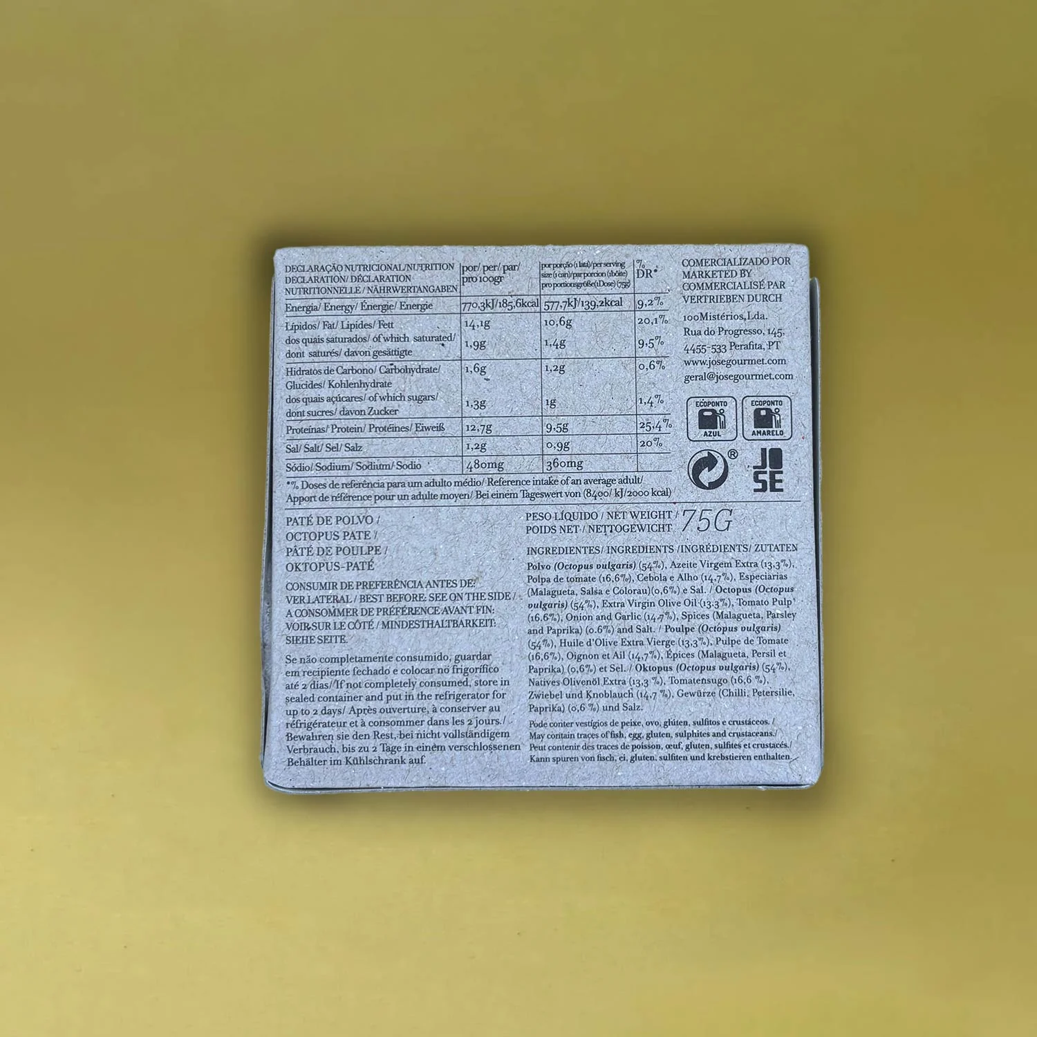 José Gourmet Octopus Pâté - Image 4