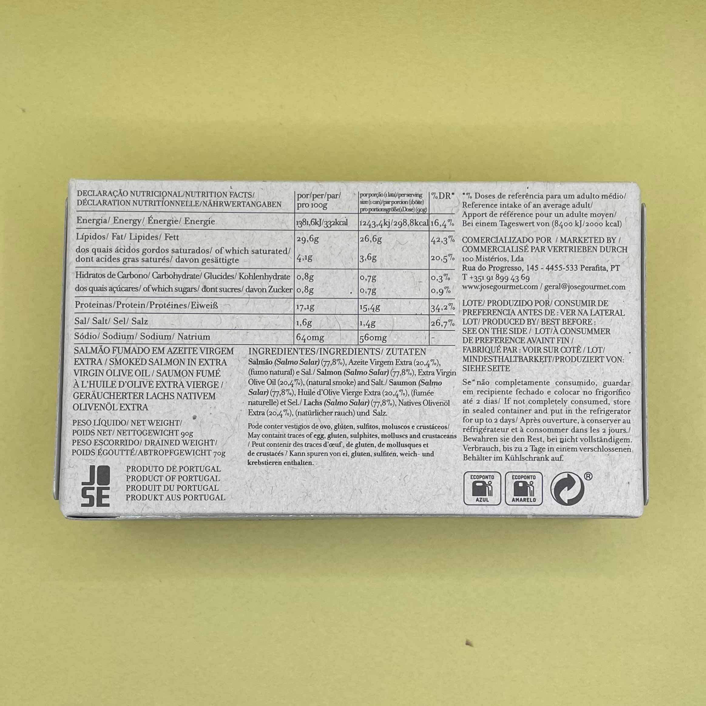 José Gourmet Smoked Salmon in EVOO - Image 6