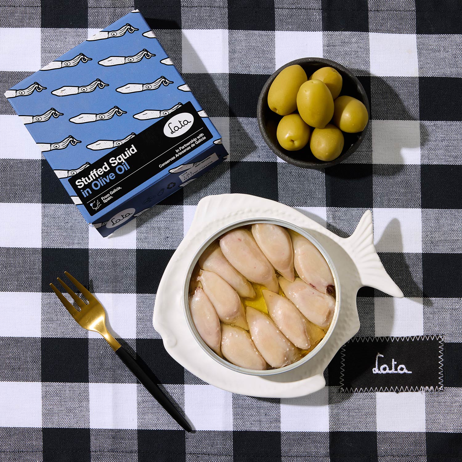 Lata Stuffed Squid in Olive Oil - Image 3