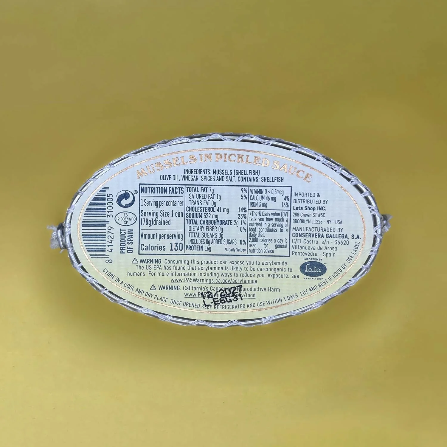 Paco Lafuente Mussels in Pickled Sauce - Image 4