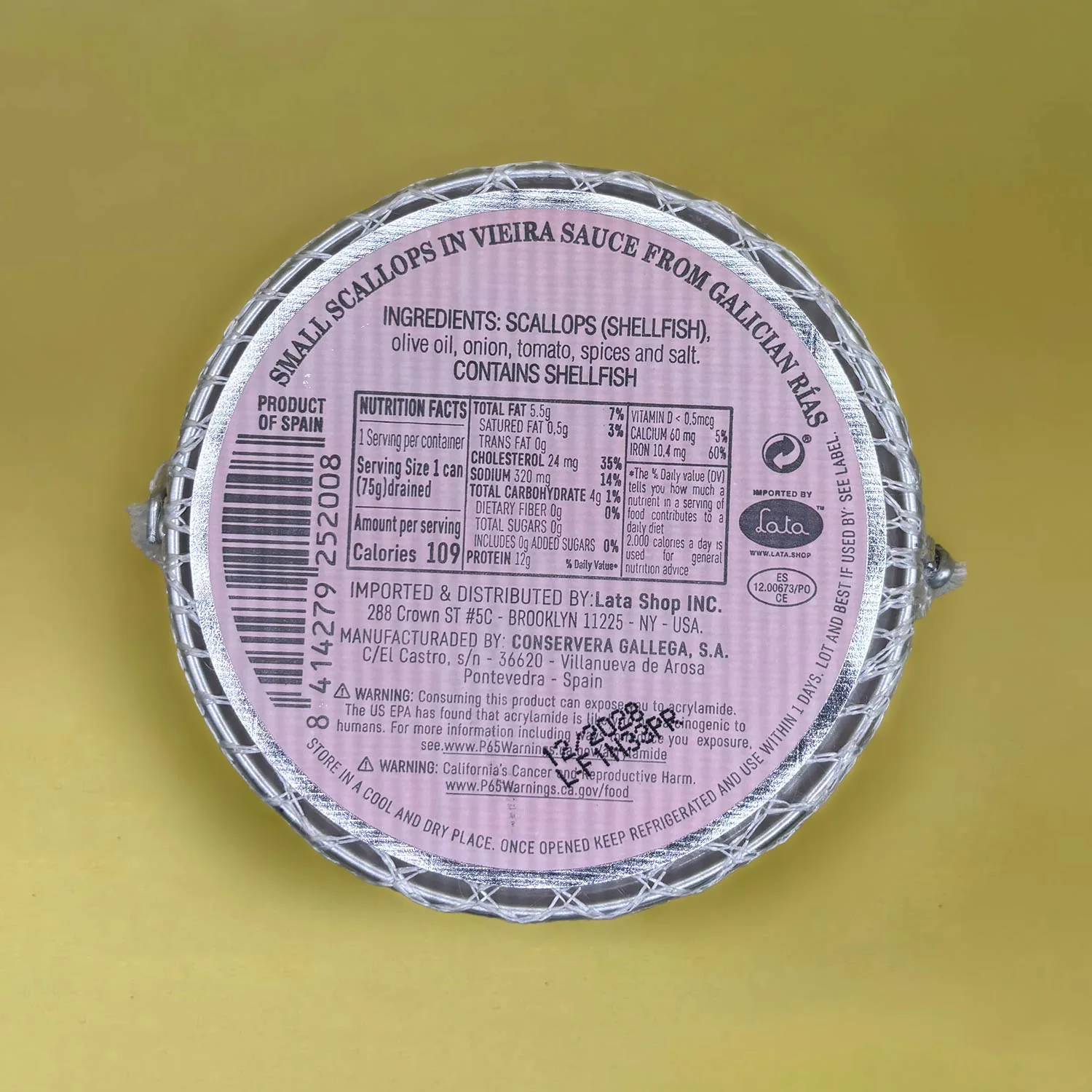 Rosa Lafuente Small Scallops in Vieira Sauce - Image 6