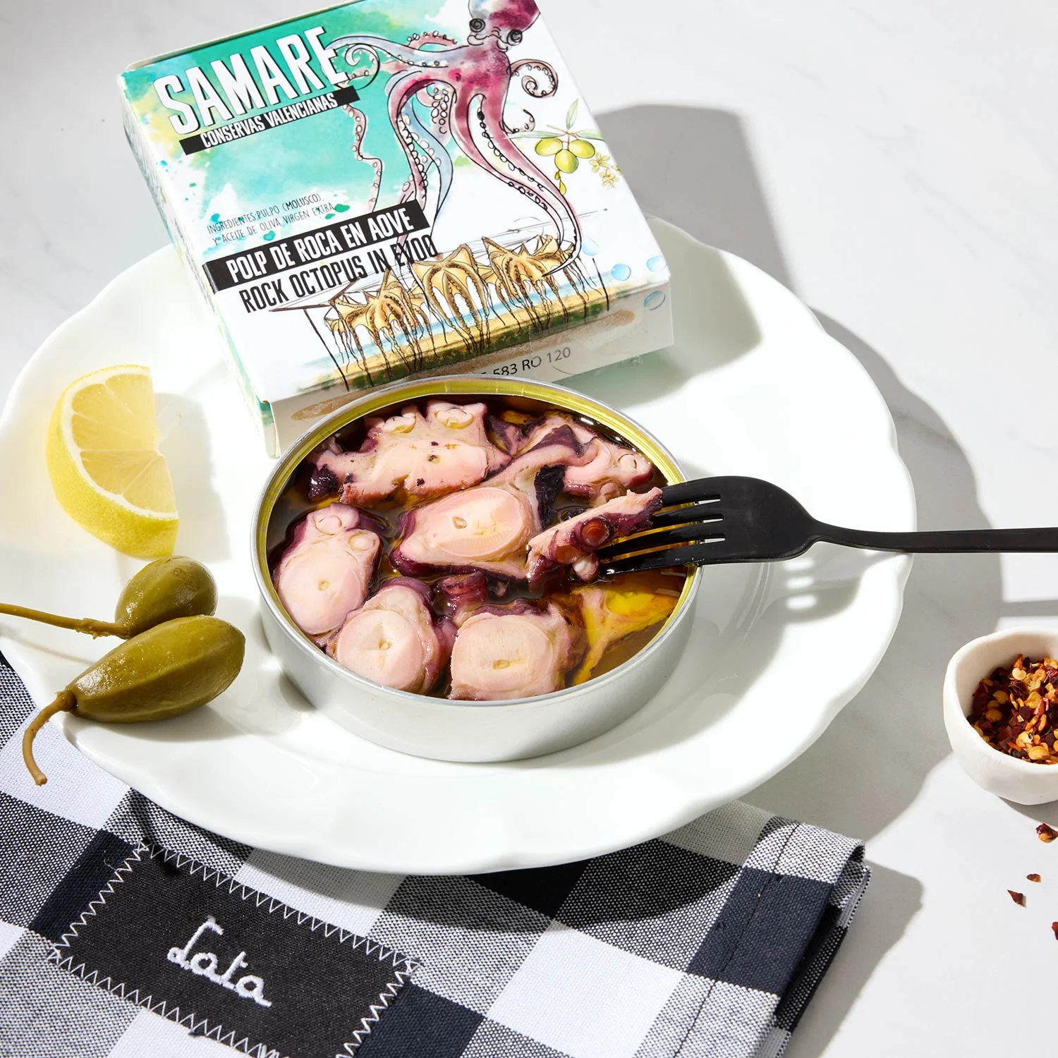 Samare Galician Rock Octopus in Extra Virgin Olive Oil - Image 3